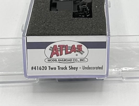 Atlas N Scale 41620 Two Truck Shay (Undecorated) DC Diesel Locomotive