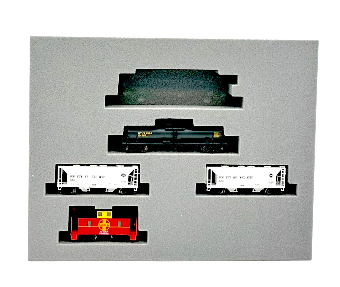 Kato N Scale 4 Car Starter Set ( F7 Locomotive Not Included)