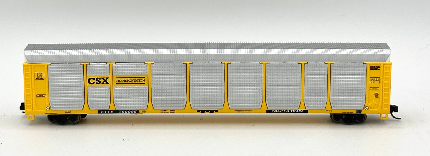 ConCor 0001-014692-1 N Scale CSX Corp Tri-Level AutoRack Car W/MT