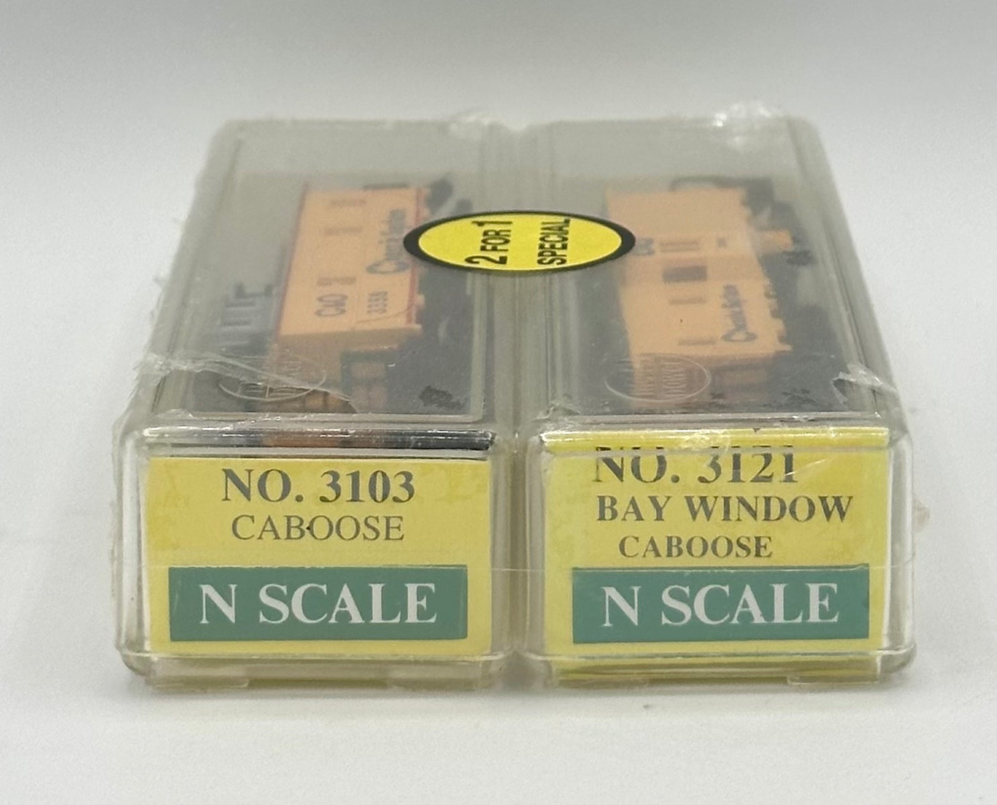 Model Power N Scale Chessie System Caboose Car Pack, Factory Sealed