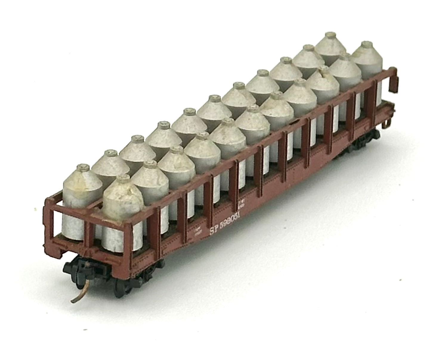 Atlas N Scale Southern Pacific Gondola + 22 Tank Load