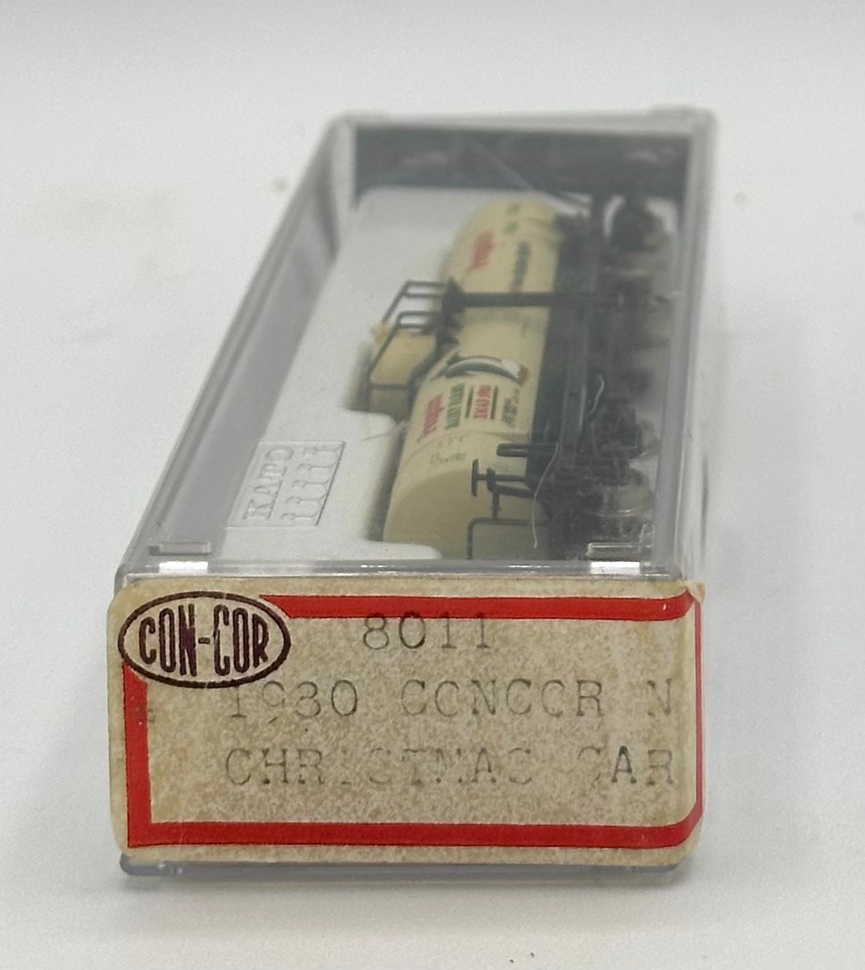 Kato Con-Cor 808 N Scale Penguin Dairy Farms 1980 Christmas Tank Car VERY RARE