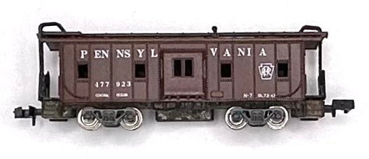 Con-Cor N Scale Pennsylvania  Panel Side Bay Window caboose 477923