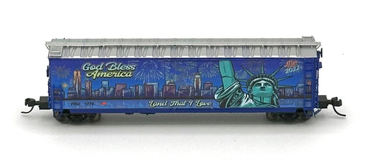 Atlas N Scale 4th July Holiday Special 2022 50 008 164 GA 50' RBL Boxcar