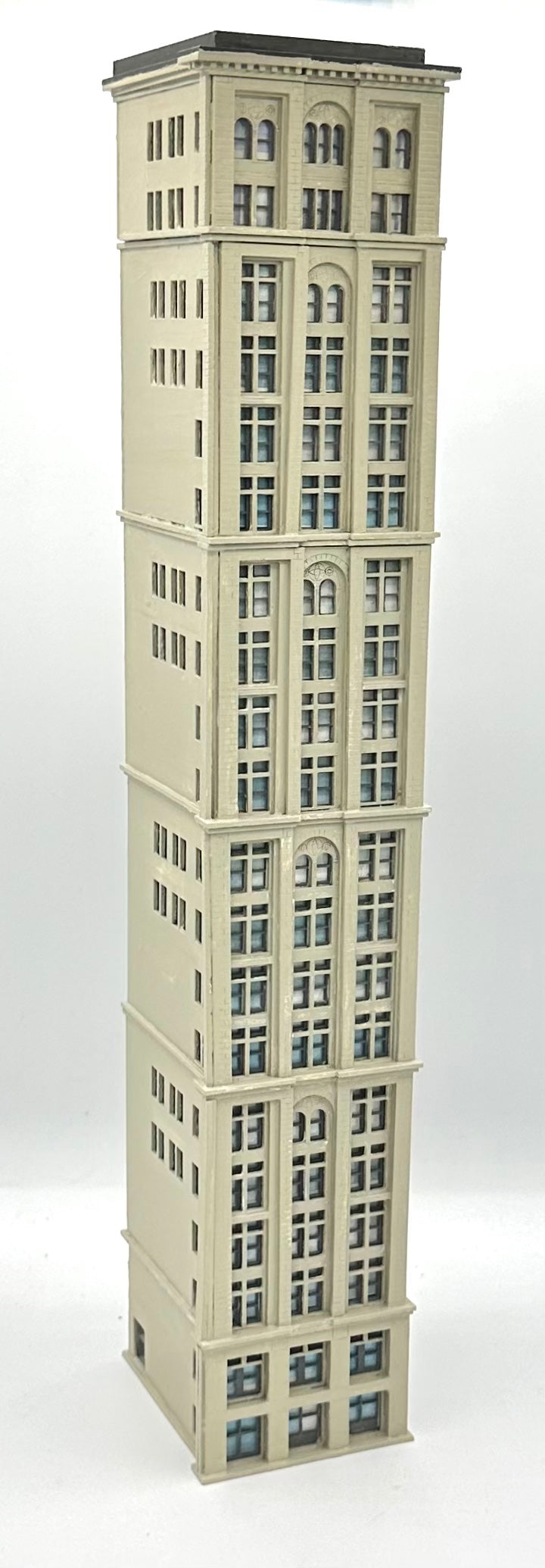 CWM N Scale Apartment/Condo 20-Story Custom Painted Tower Block