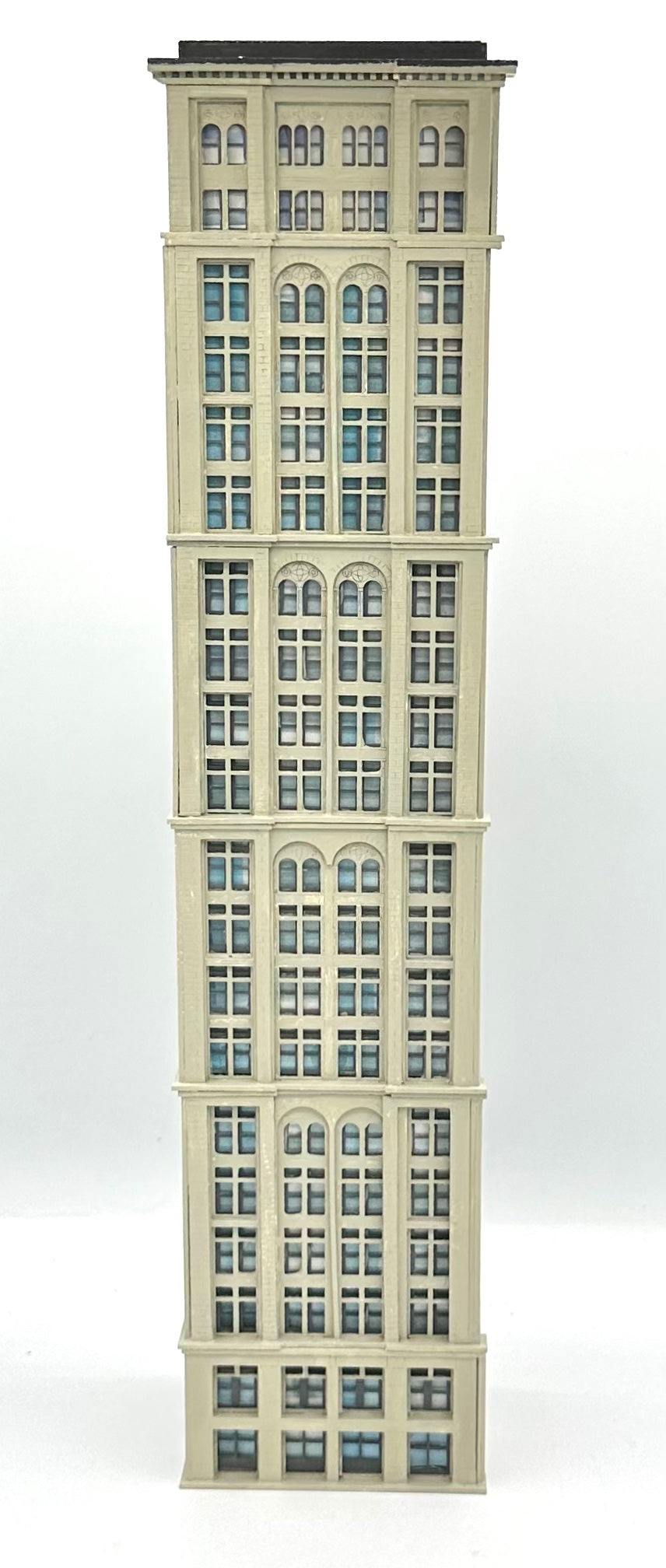 CWM N Scale Apartment/Condo 20-Story Custom Painted Tower Block