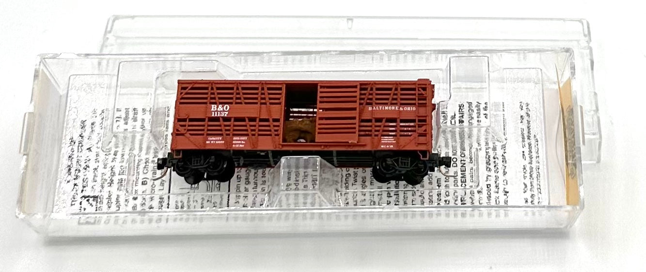 Micro Trains MTL Z Scale 520 00 203 Baltimore & Ohio 40' Despatch Stock Car