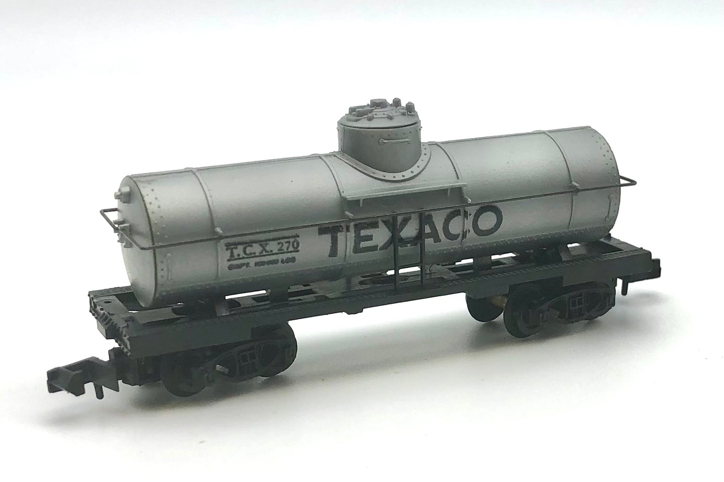 Arnold Rapido N scale TEXACO Single Dome Cylindrical Gas Tank Car TCX 270