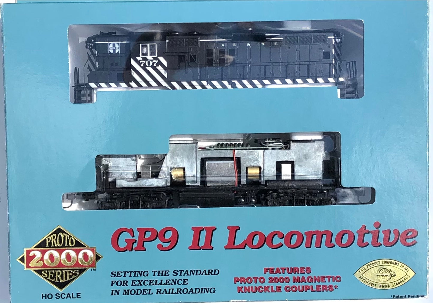 Proto 2000 (LifeLike) 23614 HO Scale Santa Fe GP9 II Diesel Locomotive 707