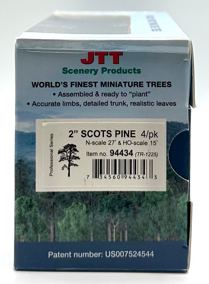 JTT  94434 N Scale & Ho Scale 2' Scots Pine Miniature Trees