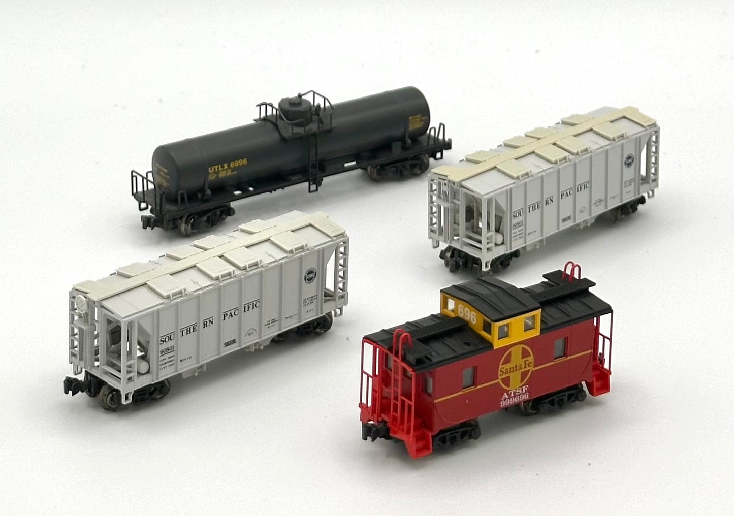 Kato N Scale 4 Car Starter Set ( F7 Locomotive Not Included)