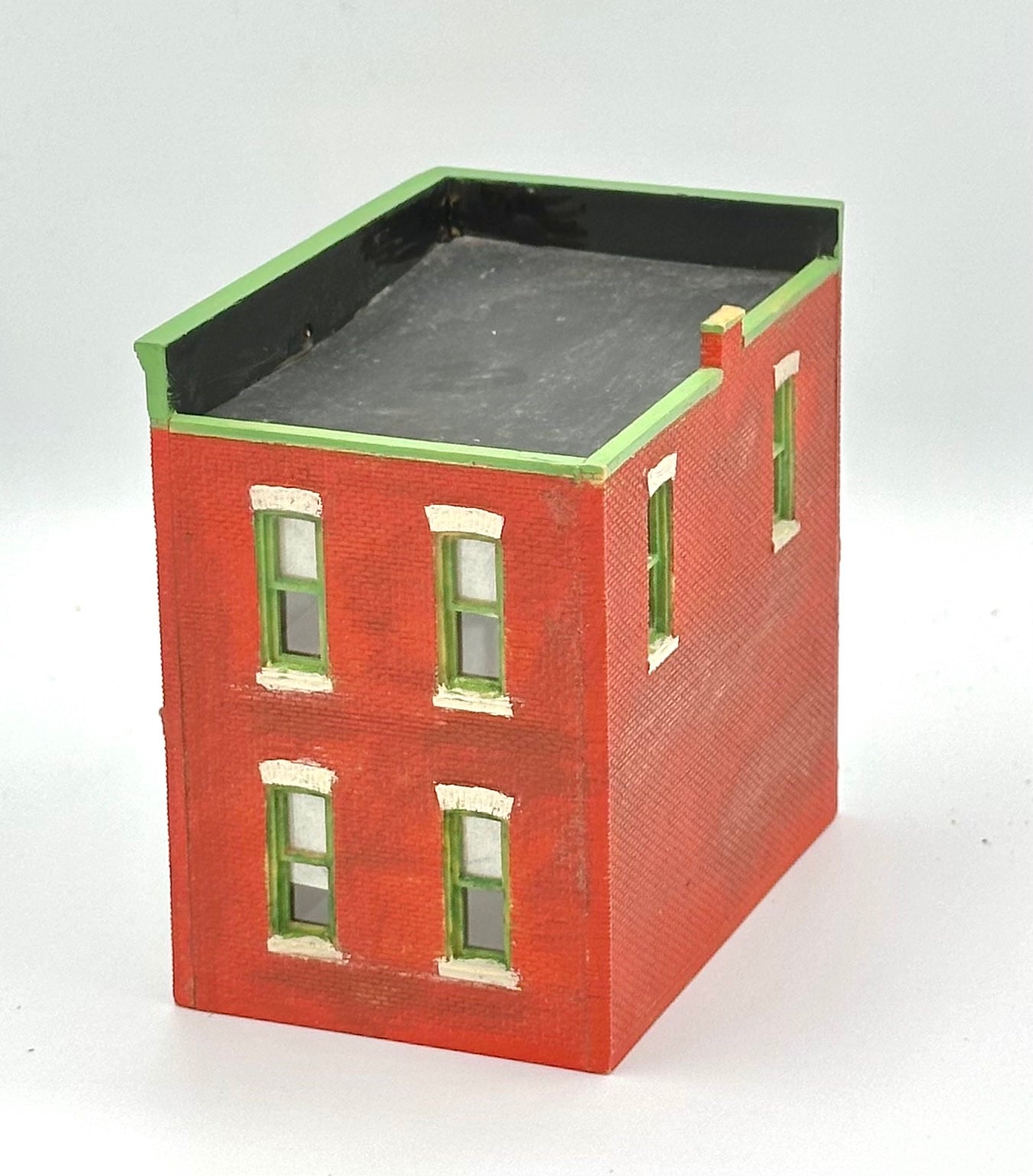 DPM Woodland Scenics HO Scale Custom Painted/Weathered "Village Pizza" Building