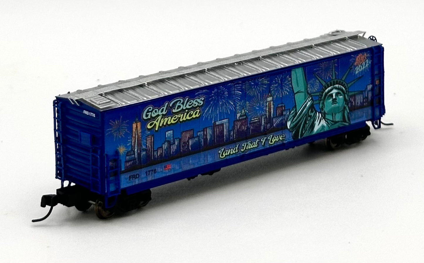 Atlas N Scale 4th July "GOD BLESS AMERICA" Holiday Special 2022 50 006 164