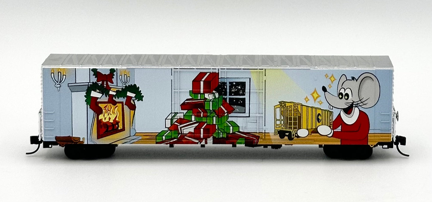 Micro Trains MTL N Scale 102 00 170 Micro Mouse 2021 Christmas 60'HC Box Car