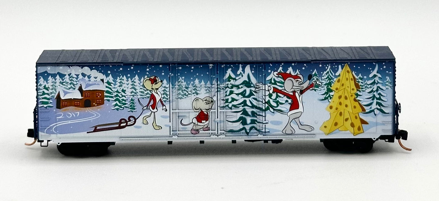 Micro Trains MTL N Scale 102 00 130 Micro Mouse 2017 Christmas 60'HC Box Car