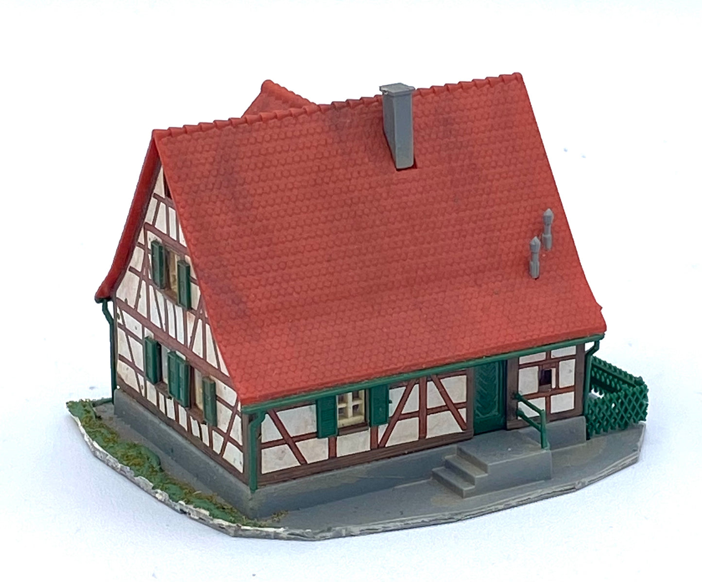 Kibri Z Scale 3-Story Timber Framed German Style House Fully Assembled