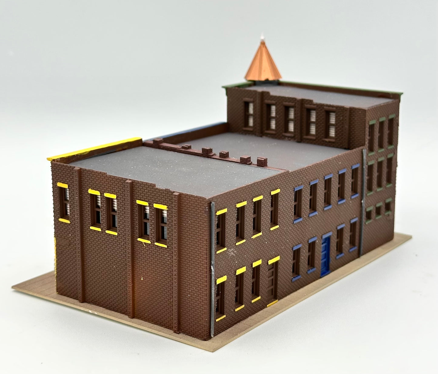 Walthers N Scale 933-3224 Custom painted Merchants Row II Downtown New Diorama