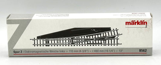 Marklin Z Scale 8562 110 mm, r 490mm 13' Electric Turnout