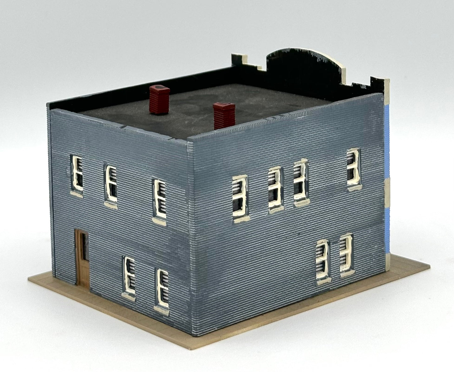 Woodland Scenics N Scale Custom Painted/Weathered "OTTO'S" Hardware Lighted Shop Interior