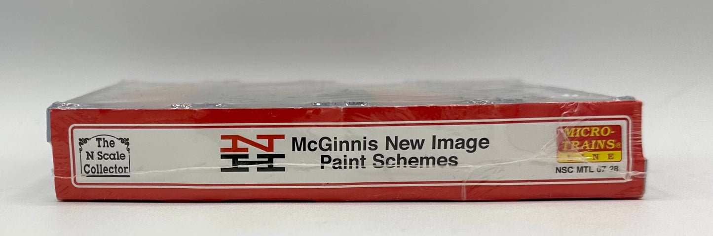 Micro Trains N Scale McGinnis New Image Paint Schemes New Haven Boxcar. Factory Sealed 4 pc