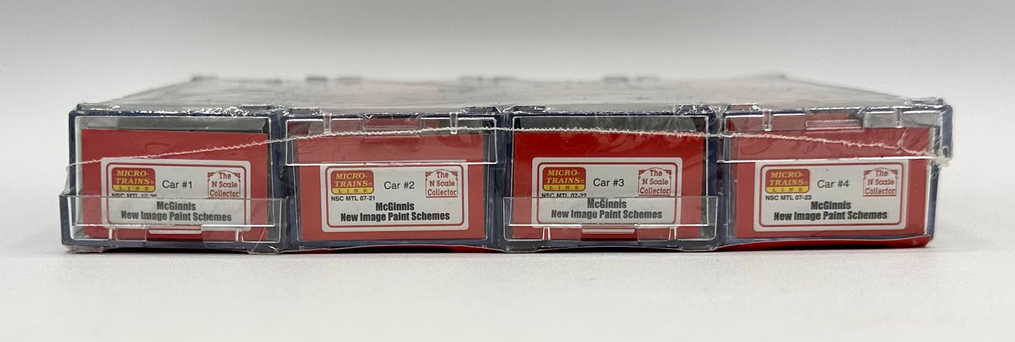 Micro Trains N Scale McGinnis New Image Paint Schemes New Haven Boxcar. Factory Sealed 4 pc