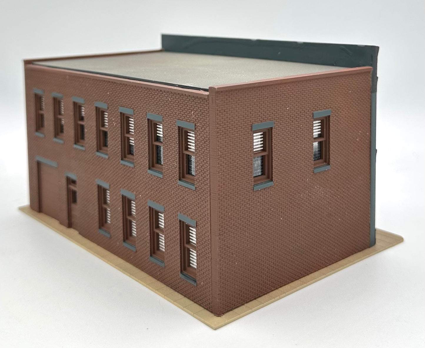 HO Scale 2-Story Custom Painted Fully Assembled."Legal Offices " Lighted