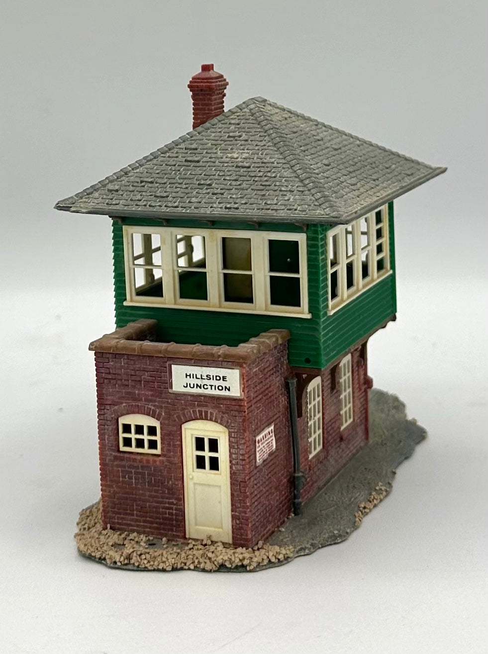 Atlas HO Scale Trackside Signal Tower Custom painted and Weathered