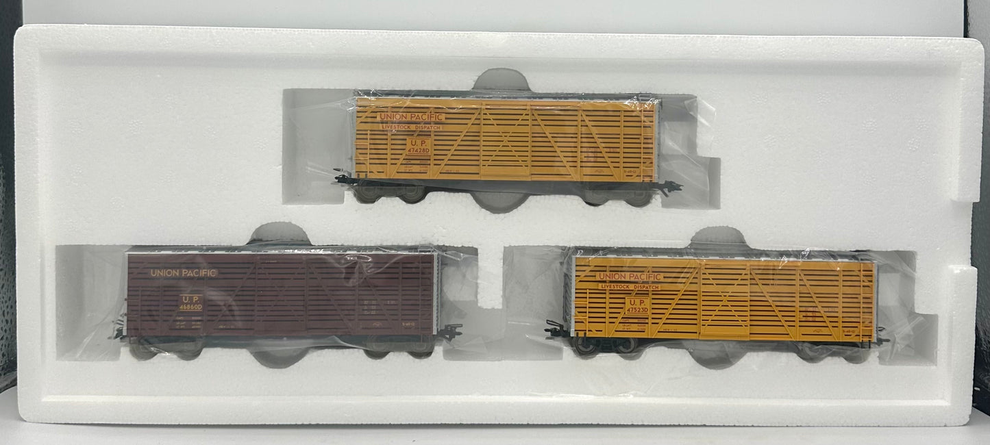 Marklin 45690 HO Scale Union Pacific&nbsp; 3 Stock Car Set