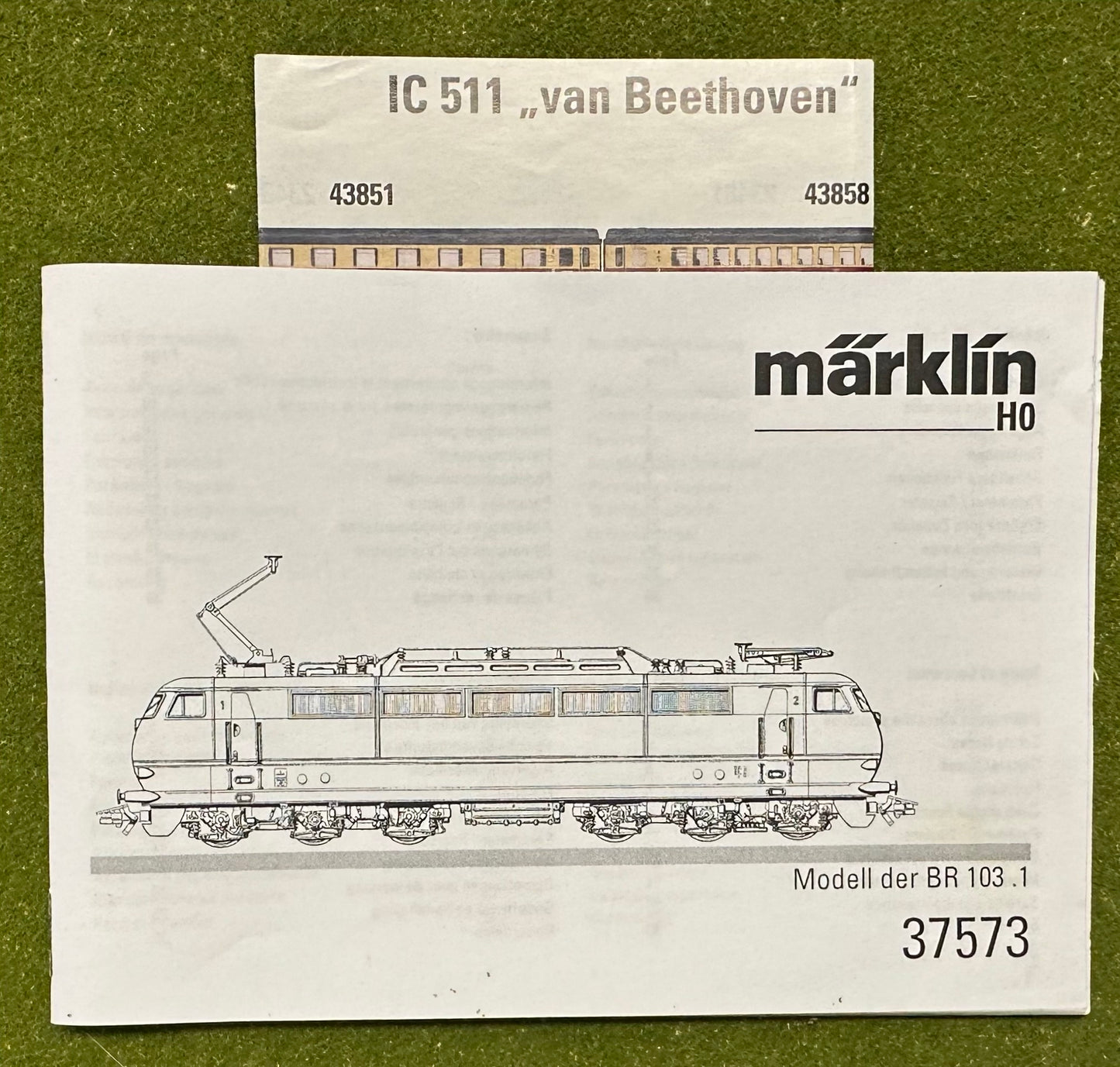 Marklin Mfx/Sound HO 37573  Electric Locomotive. 103 195-4