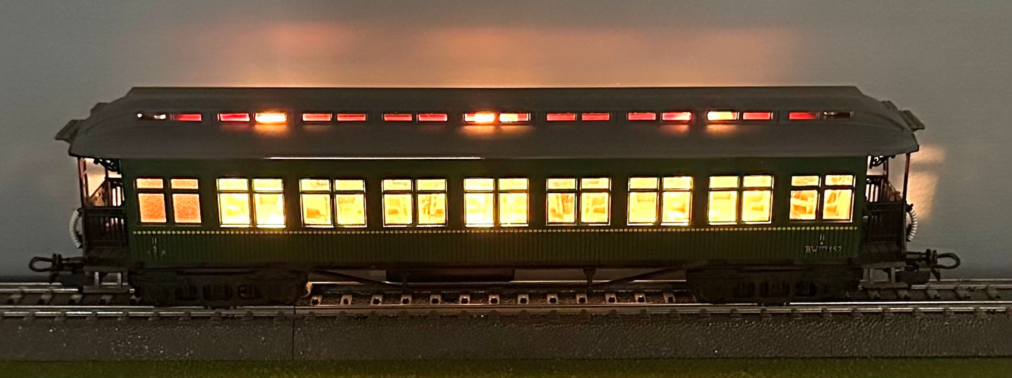 Electrotren 5003 Vintage HO Scale Passenger Car Lighted 3-Rail AC