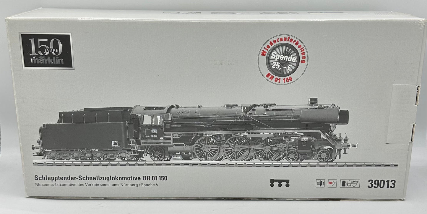 Marklin Mfx/Sound HO 39013 Steam Schnellzug Locomotive.BR 01 150