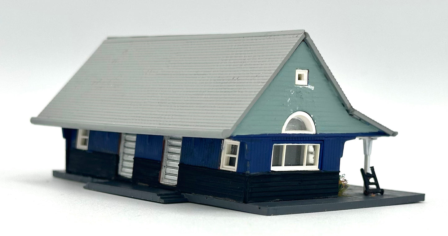 N Scale Custom Painted Small Country Station.