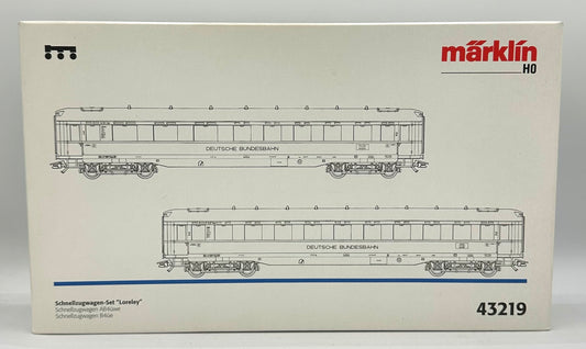 Marklin 43219 HO Scale "Lorelei" Express Train Passenger Car Set