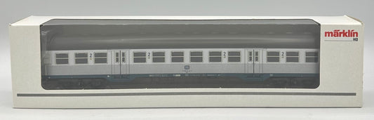 Marklin 4256 HO Scale DB 2nd Class Commuter Coach