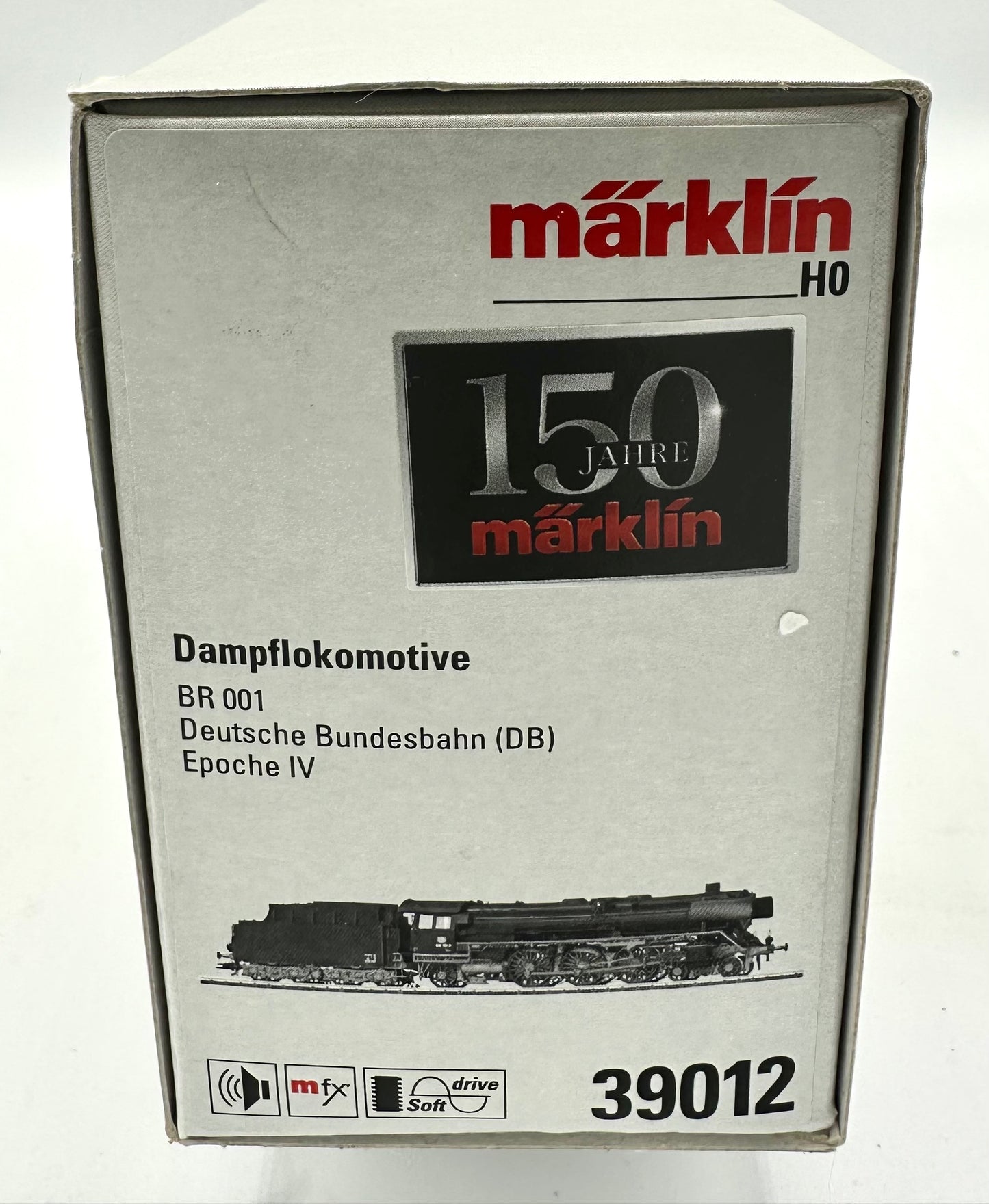 Marklin Mfx/Sound HO 39012 Steam Locomotive.