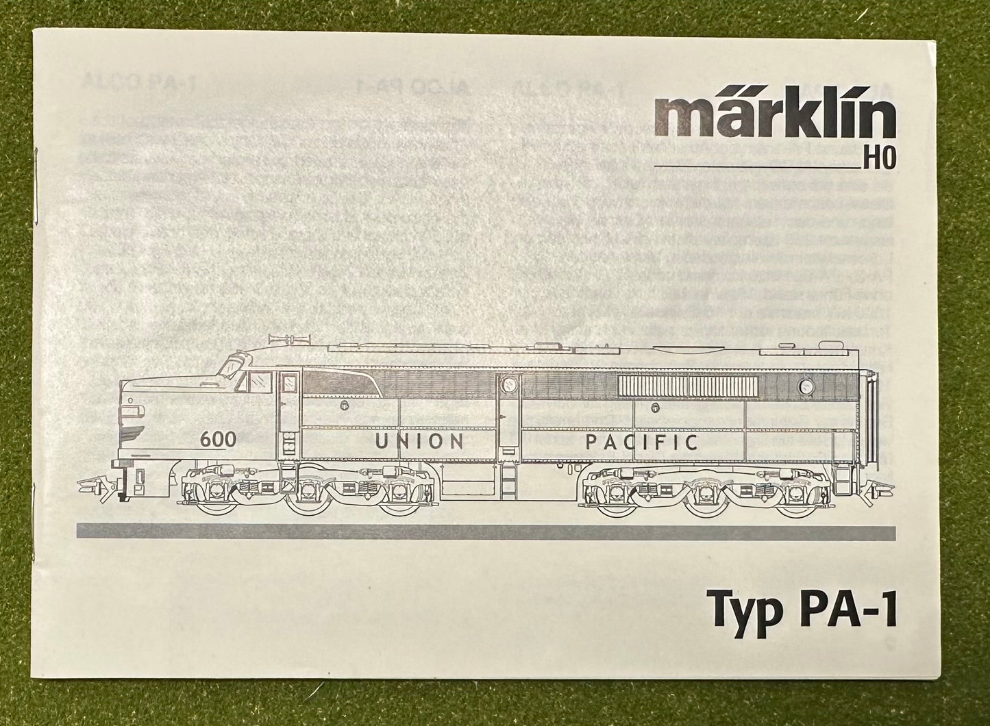 Marklin Mfx/Sound HO 37610 Union Pacific Diesel Locomotive Alco PA.3-rail AC