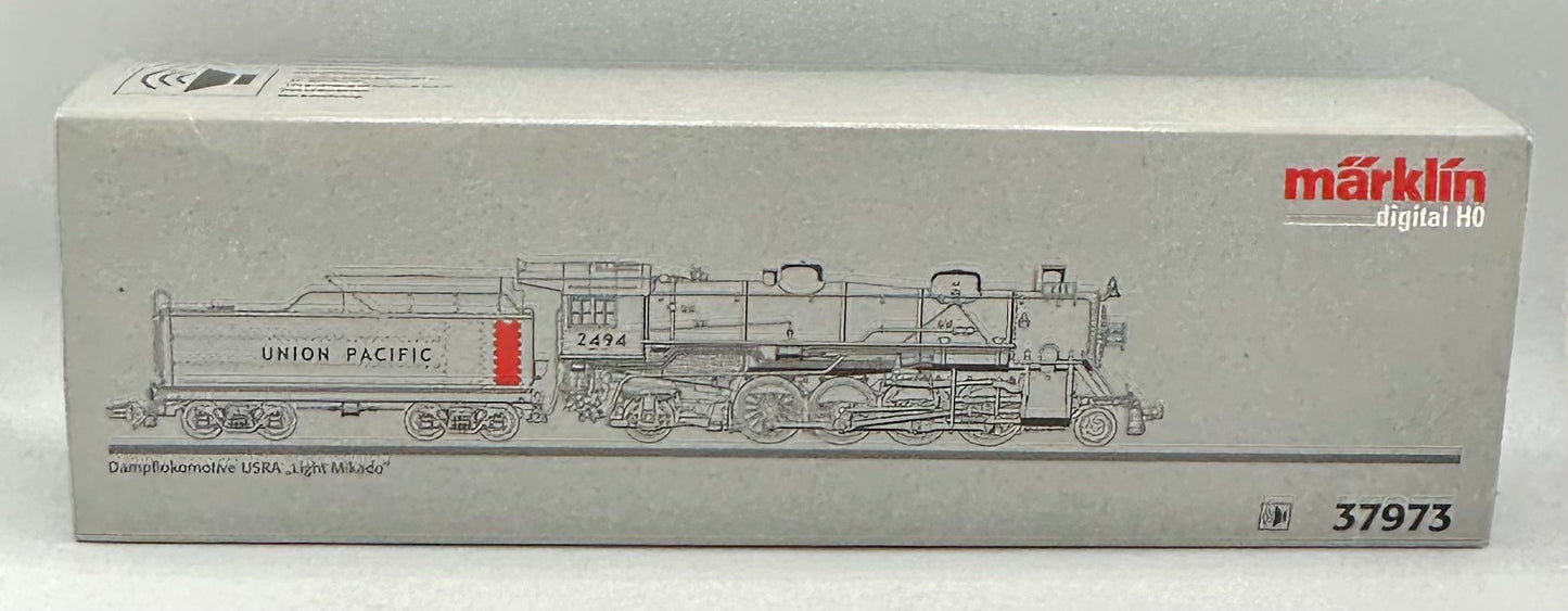 Marklin Mfx/Sound HO 37973 Union Pacific Steam Locomotive USRA Light Mikado