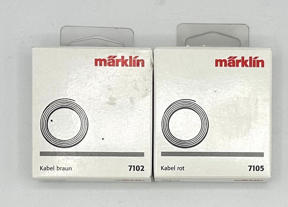 Marklin 7102-7105 1 pk Lead Brown 1 pk lead Red