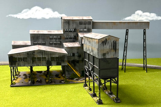Walthers Cornerstone 933-3017 New River Mining Co.Building Custom Painted/Weathered Building