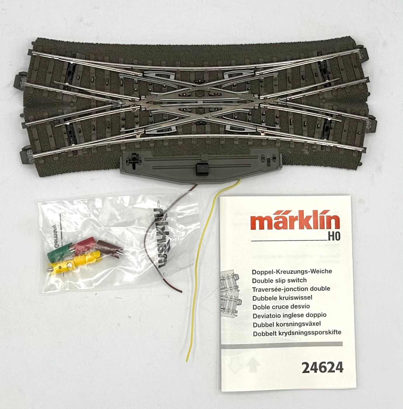Marklin 24624 HO 3-Rail C-Track Double Slip Switch Electric Mechanism