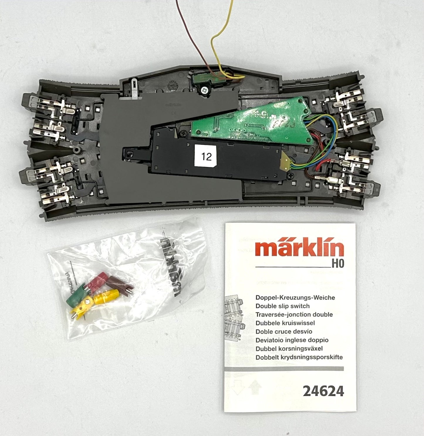 Marklin 24624 HO 3-Rail C-Track Double Slip Switch Electric Mechanism