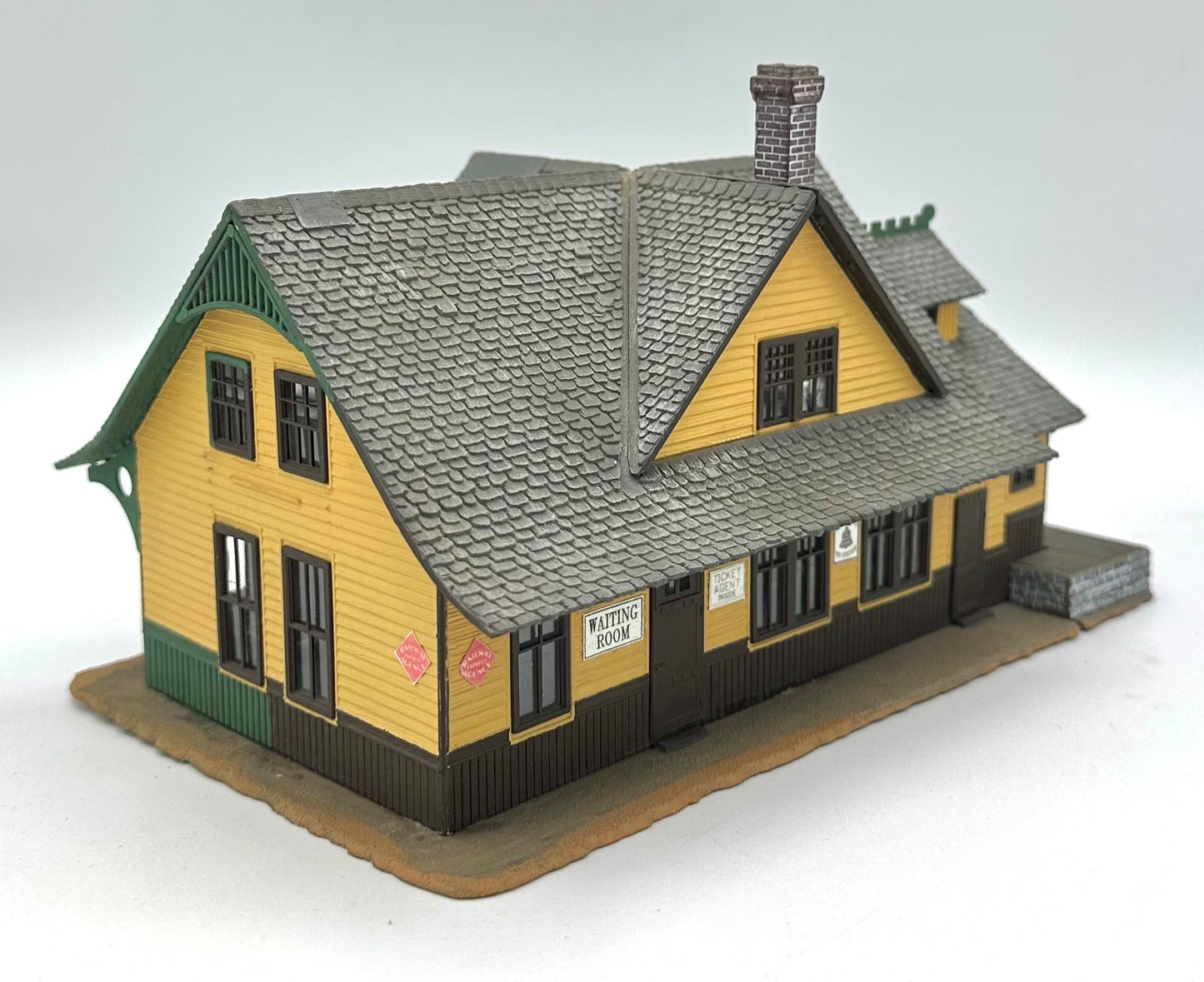 HO Scale Custom Painted, "Small Country Station"