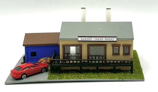 Bachmann N Scale Custom Painted, Bakery Fully Assembled