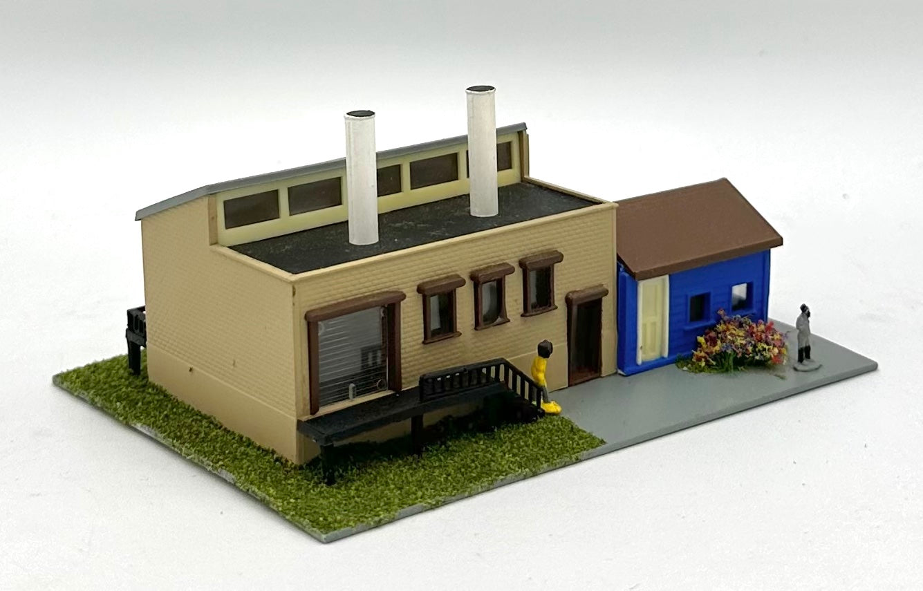 Bachmann N Scale Custom Painted, Bakery Fully Assembled