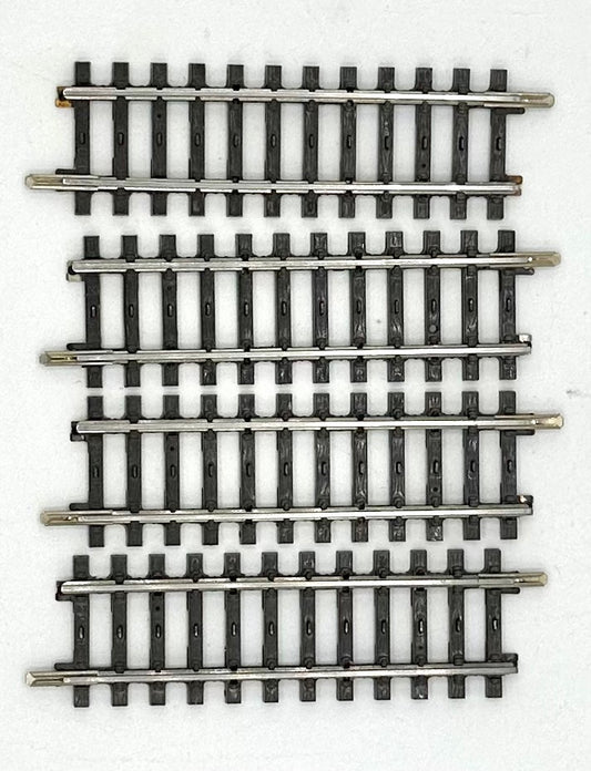 Marklin 2201 HO K-Track 3- Rail 3 9/16" 90mm Straight Track 4 pc Pack