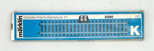 Marklin 2201 HO K-Track 3- Rail 7 3/32" 180mm Straight Feeder Track