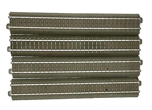 Marklin 24236 HO C-Track 3- Rail 9 5/16" 236.1mm Straight Track 4pc Pack