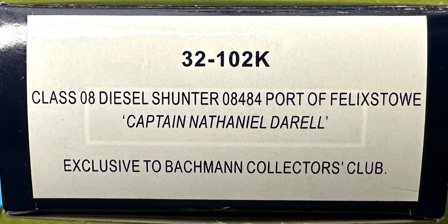 Bachmann HO BranchLine Limited Edition 465/504 Diesel Shunter Locomotive "Captain Nathaniel Darrell
