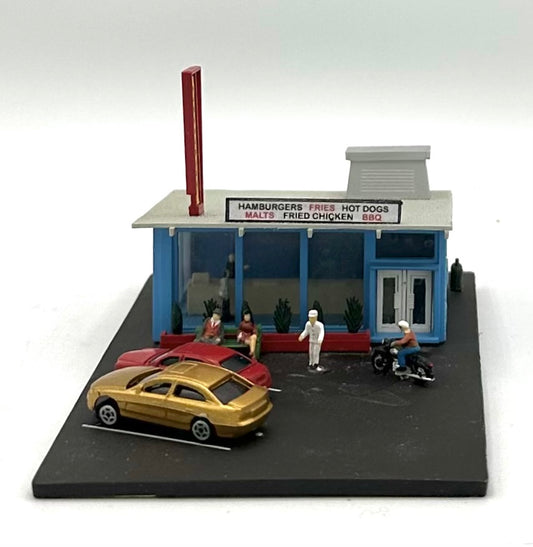 Bachmann N Scale Custom Painted "Hamburger Cafe"