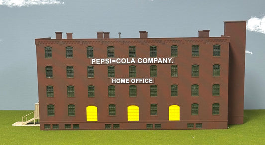 Atlas  #0721 HO Scale Custom Painted " Pepsi=Cola Company" Building Fullyassembled